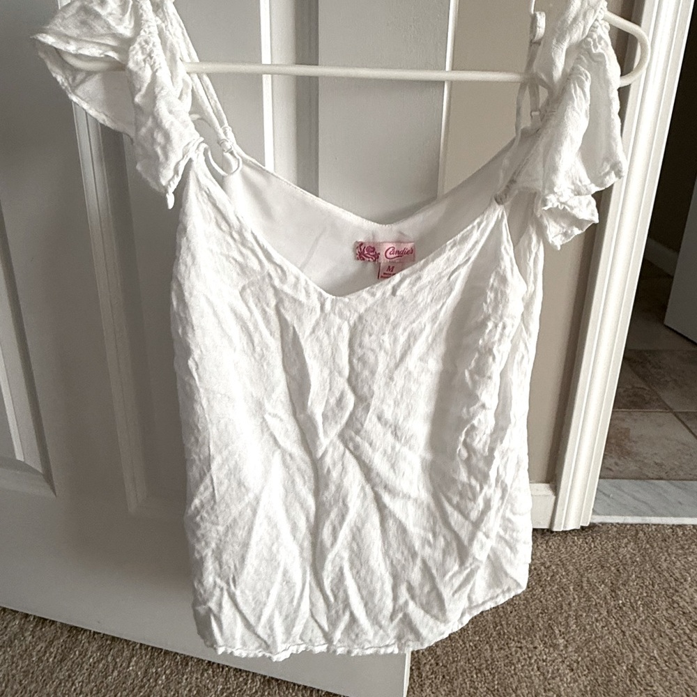White linen summer top.